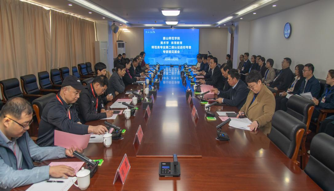 师范类专业认证专家组对世界杯官网美术学、体育教育专业进行第二级认证现场考查
